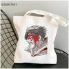 Attack On Titan Shopping Bag Jute Bag Cotton Bolso Bolsa Eco Shopper Bag String Fabric Sac Cabas Net Sac Tissu