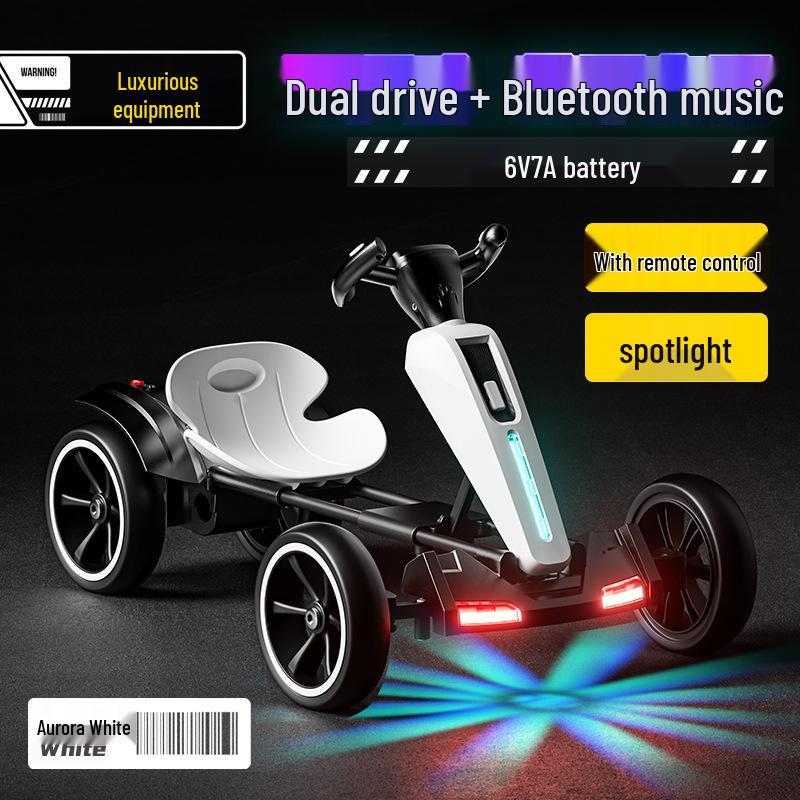 Складной детский электрический картинг - Машинка на радиоуправлении для мальчиков и девочек