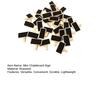 50Pcs Mini Chalkboard Signs Wooden Clip Reserved Table Signs Cute Mini Message Board for Memo Note Taking