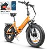 Складной электровелосипед SAMEBIKE LOTDM200-II, 20-дюймовый городской электровелосипед для взрослых, двигатель 750 Вт, аккумулятор 48 В 13 Ач