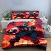 Superhero holding shield. Bedding sets Duvet cover sets Duvet covers Pillowcases(1 * Duvet Cover 2 * Pillowcases without duvet insert)