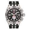 Aviator Supersize Chronograph Rubber Strap Black Dial Quartz 7033.9837 100M Men's Watch