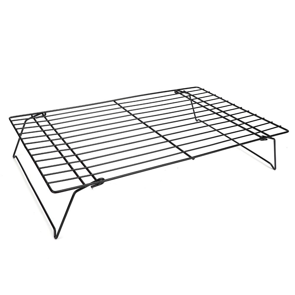 Трехъярусная антипригарная решетка для охлаждения, сетка, противень для выпечки, кухонная стойка для хлеба и пирожных, для приготовления выпечки