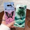 Гелевый чехол для Nothing Phone 4A Capa Coque Прозрачный силиконовый мягкий ТПУ задняя крышка Милый кот Кролик Сердце Защитный чехол Fundas