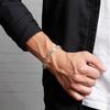 THICK Silver Men' Bracelet ROYAL Weave Bracelet Gift