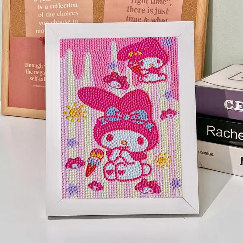 Набор для 5D-алмазной вышивки Sanrio в рамке – Образовательная игрушка для детей