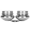 Oil Painting Container Pot Double Dipper Stainless Steel Clip Palette Cup Art Supplies