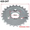Мотоцикл 24T/26T/28T/29T/31T/35T/37T Зубьев 30 мм Задняя звезда цепи Подходит для Honda Monkey Мотоцикл Питбайк Кроссовый Мотоцикл Цепь 420/428