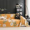 Funda Sofa Home Chenille Big Flower Диванный коврик Пледы Всесезонный Кемпинг Пикник Одеяло Чехол Чехол для дивана