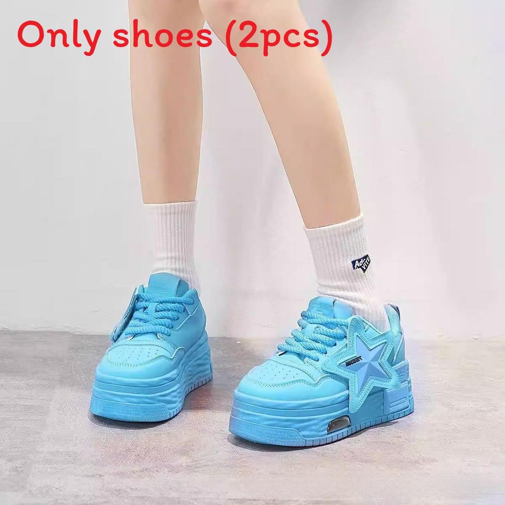 Athletic Sneakers For Women With Eva Sole And Star Decoration For Casual Wear