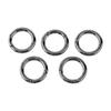 20 Pcs Round Round Carabiner Spring Snap Clips Zinc Alloy Keychain Buckle  Outdoor Activities