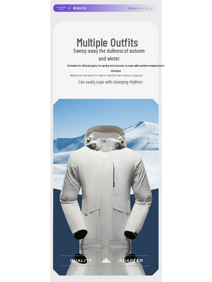 Ветровка с капюшоном и вышивкой для Toyota Honda, рабочая одежда для улицы - Легкая куртка на молнии