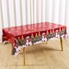 Christmas Tablecloth Snowman Table Cover Christmas Decorations for Home 2026 Navidad Noel New Year 2026 Gifts Dining Table Decor