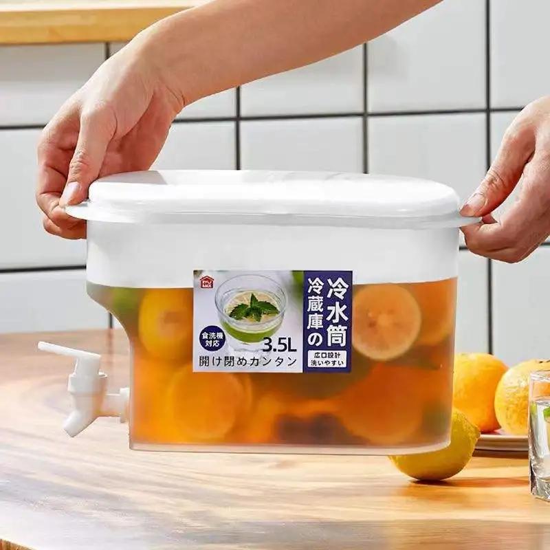 2 шт. большой емкости холодный чайник 3,5 л кувшин для сока холодный чайник с краном в холодильнике диспенсер для ледяных напитков холодильник и кран