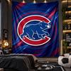 Wall Hanging Tapestry Chicago Cubs Print Cloth for Living Room Bedroom Home Decor
