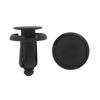 Trim Panel Retainer Clip Rivet Fastener Plastic 0.3 Inch (8 Mm) Hole Diameter, Black, 50 Pieces