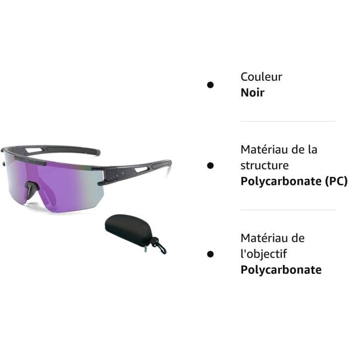 Lunettes de vélo polarisées - ZUMLLOMA - UV400 - Bleu ciel - Multicolore - Unisexe