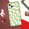 Matcha Sage Green Love Heart Case For iPhone X XR XS Max 12 13 Mini 7 8 Plus SE 2020 11 12 13 14 15 Pro Max Back Cover
