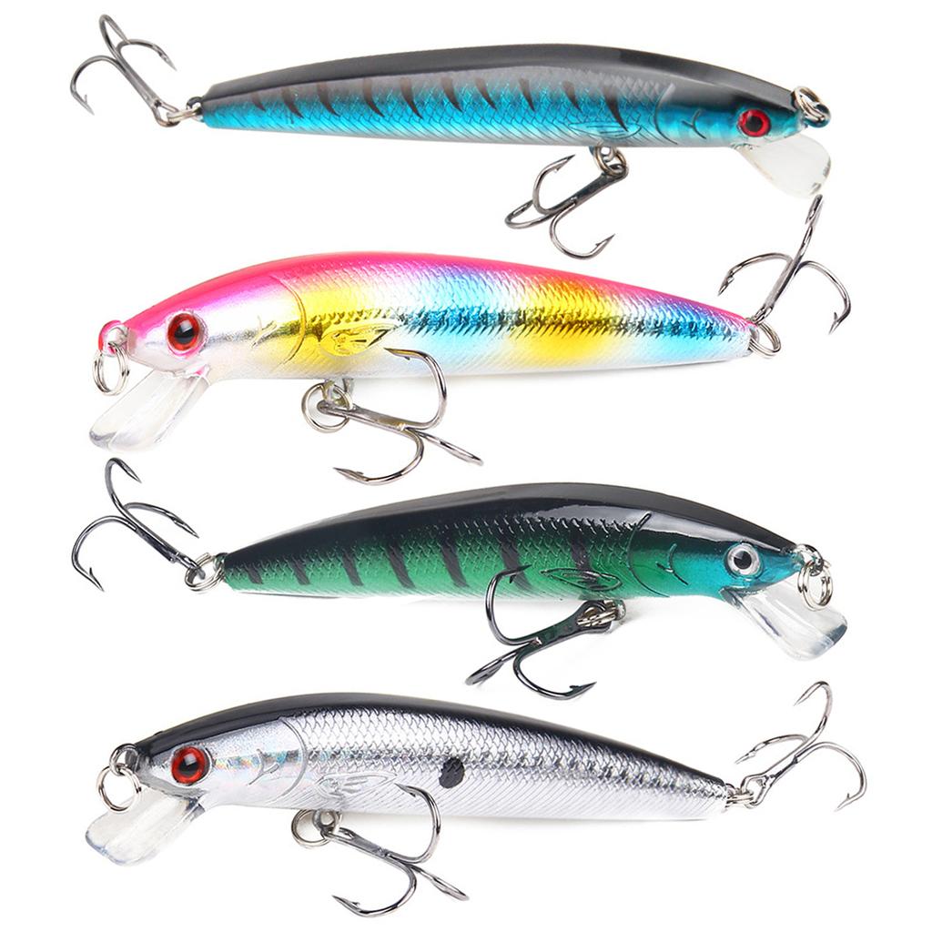 Fishing Lure Kit Saltwater Freshwater Hard Bait Lures Shallow Crankbait Fishing Lewers For Bass Panfish Crappie