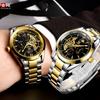 Новые роскошные мужские часы высшего бренда с коробкой, деловые часы, водонепроницаемые, полностью автоматические мужские механические часы