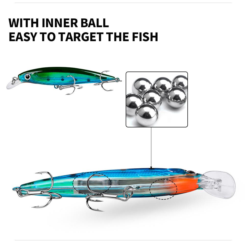 Приманка Minnow 11 см, 13,4 г, 10 цветов, искусственная приманка