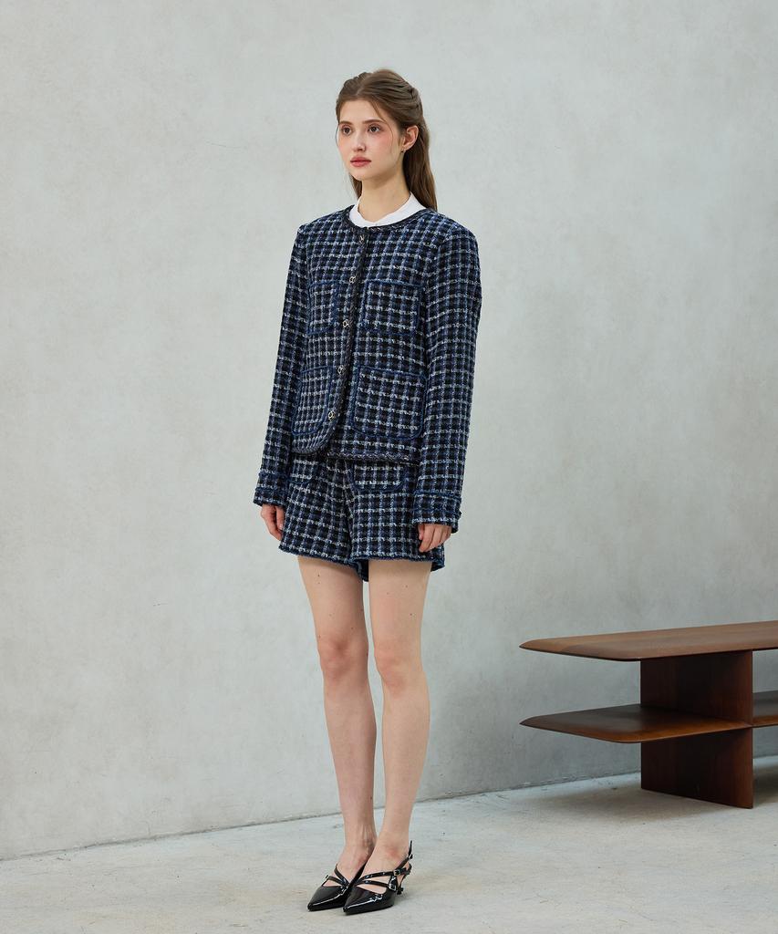 Arikim Comely Tweed Jacket / Black