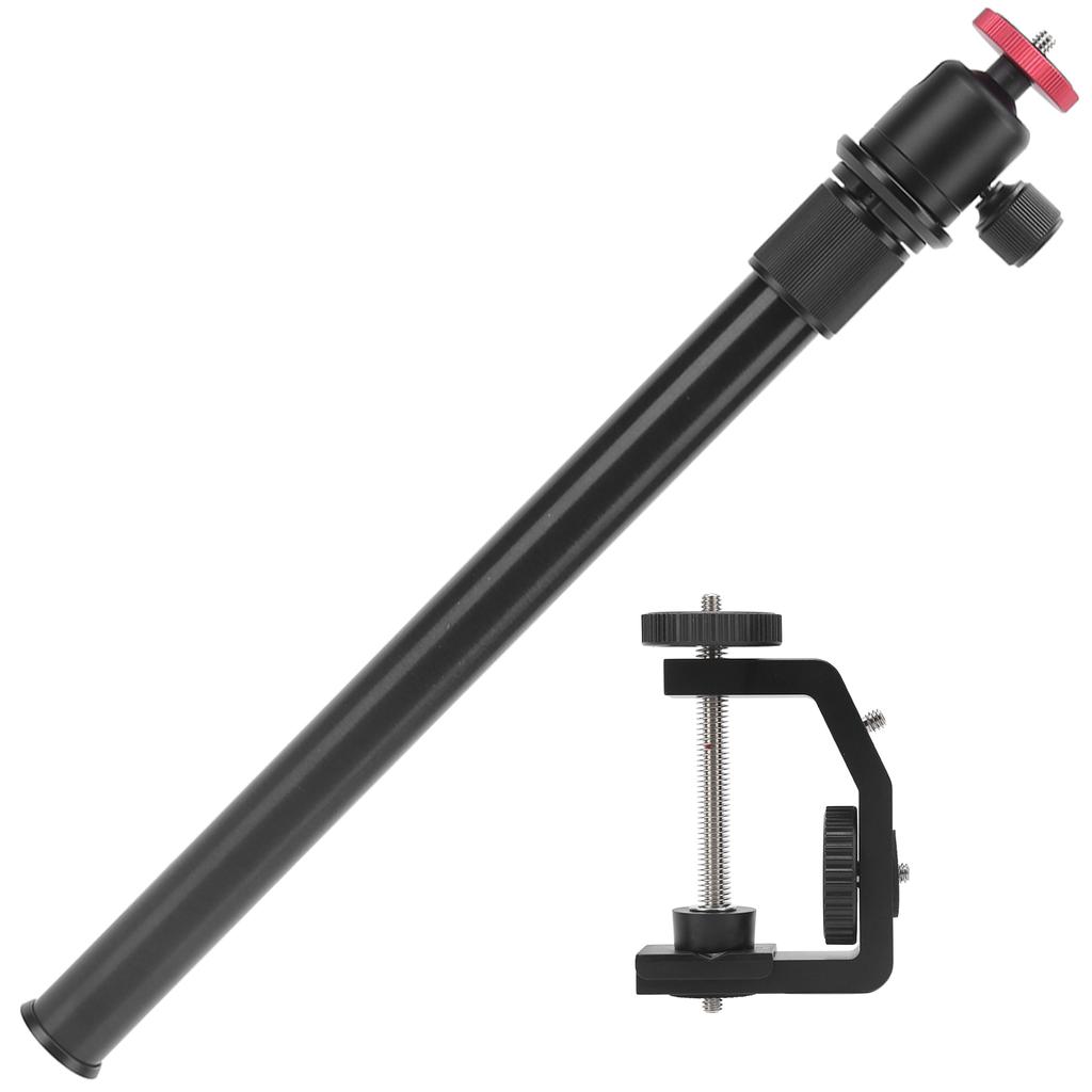 Настольный регулируемый держатель с зажимом C, заполняющий свет, 14-дюймовая винтовая подставка из сплава с шаровой головкой, набор подставок