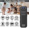 1080P HD WiFi Нательная камера Портативный носимый видеорегистратор с вращающимся на 180° объективом Ночное видение Запись по циклу для правоохранительных органов и использования на открытом воздухе