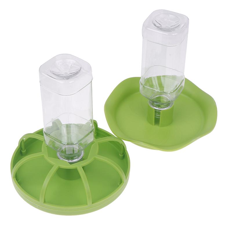 Диспенсер для питья воды для рептилий, миска для еды, кормушка для ящериц и гекконов, круглая миска, поилка для черепах, бутылка для питья, кормушки для рептилий