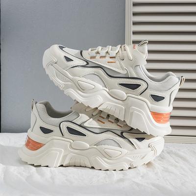 Корейская версия толстой подошвы повседневная женская обувь 2024new мода повседневная простая универсальная женская обувь с увеличенным ростом осень