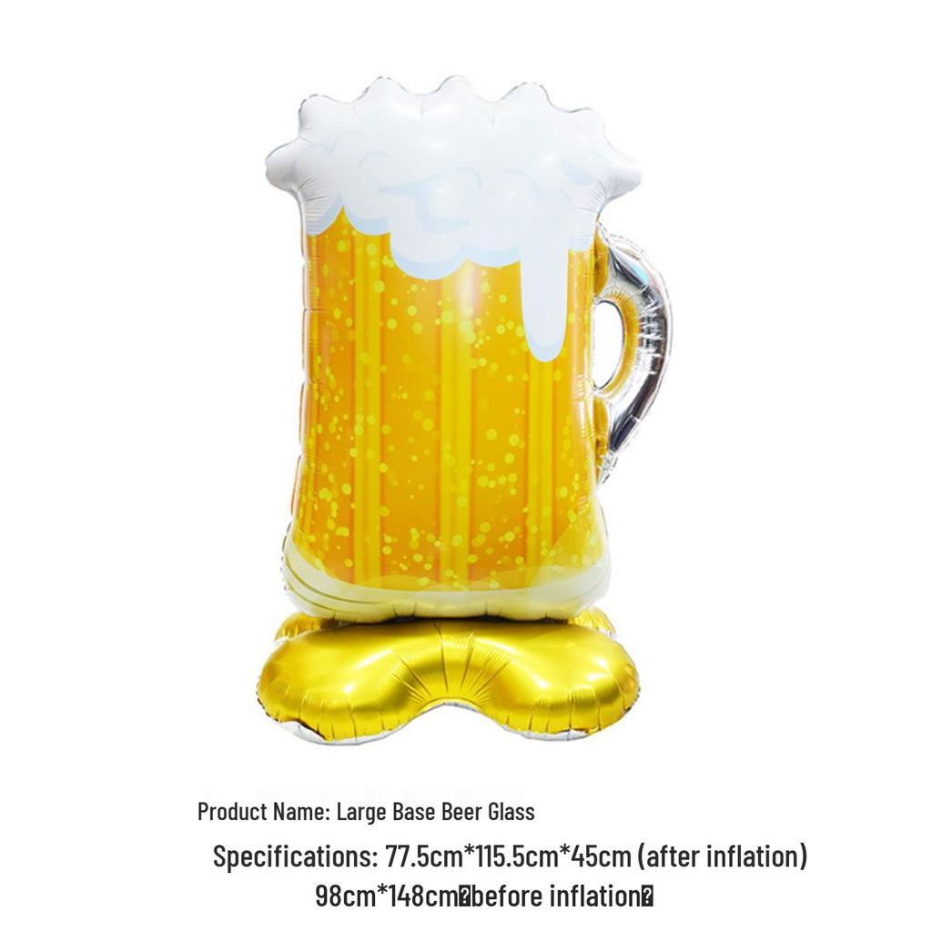 Большая подставка для воздушных шаров в виде пивной кружки - Украшение для дня рождения и праздничной вечеринки