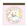 Toshin Pack Peter Rabbit Square Memo Pad (Peter Simple Flower) PR-MP026