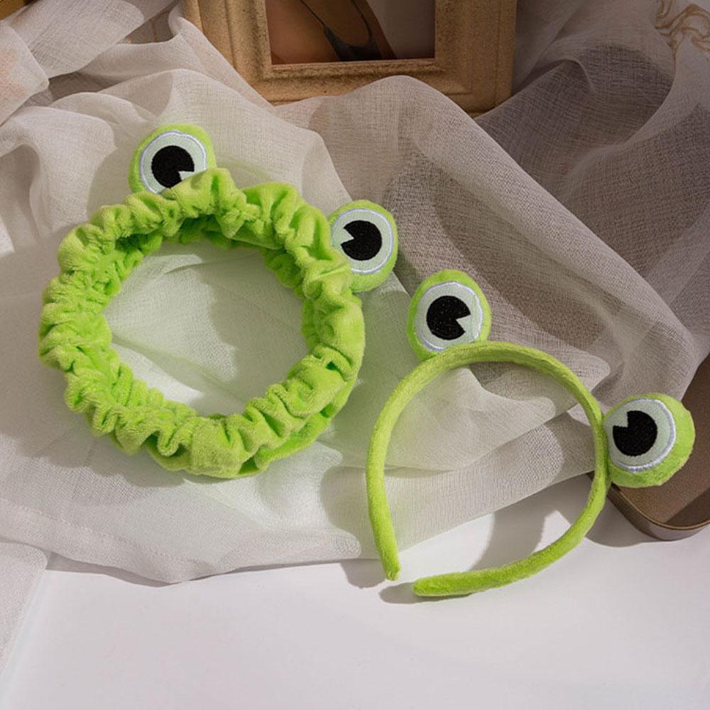 For Women Funny Frog Wide-brimmed Hair Accessories Headband Headwear Hair Hoop Elastic