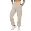 Women's Casual Pants Solid Color Loose Elastic Belt Pocket Sports Sweatpants
