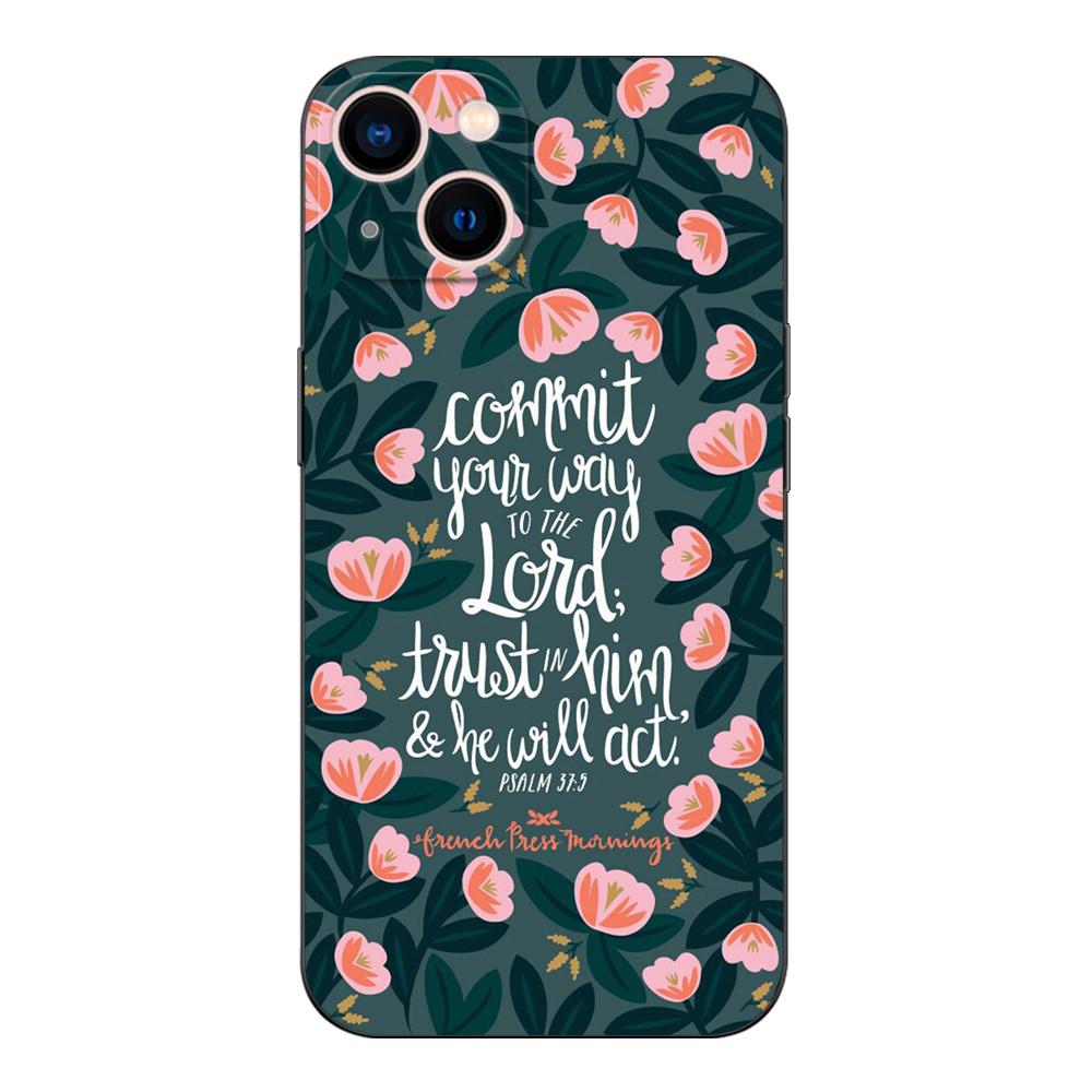 Black tpu Case For Huawei Honor 20 Lite 10 10i 20S 30S 30 7A 5.45 7s 7C 5.7 Cover bible quotes