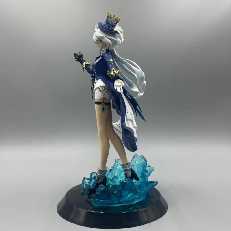 Genshin Impact Furina Focalors Figure Anime PVC Collection Model Toys 28CM
