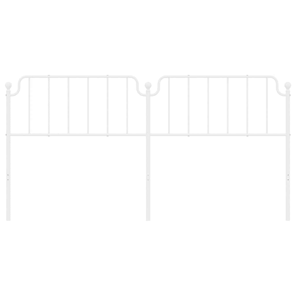 Replacement Headboard Metal White 193 cm