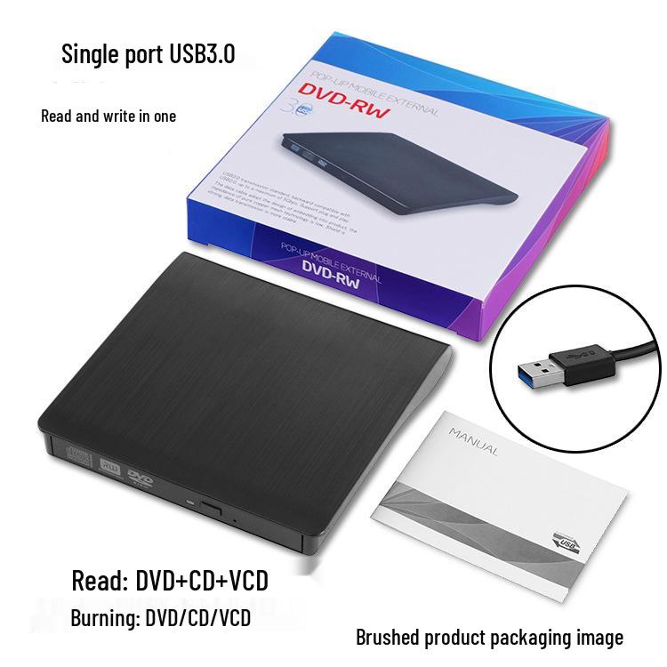 Внешний DVD-привод USB 3.0 для настольного компьютера и ноутбука