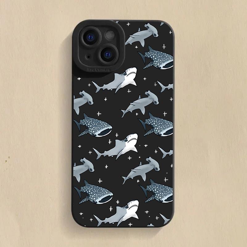 Силиконовый чехол для телефона с изображением плавающего кита для Samsung Galaxy A14 A34 A54 A33 A53 A05 S23 Ultra S22 Plus S21 FE, противоударный, мягкий чехол