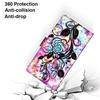 Fashion Painted Pattern Cover Lanyard Flip Leather Case For iPhone Samsung Huawei Honor Xiaomi Redmi OPPO Realme Moto Asus