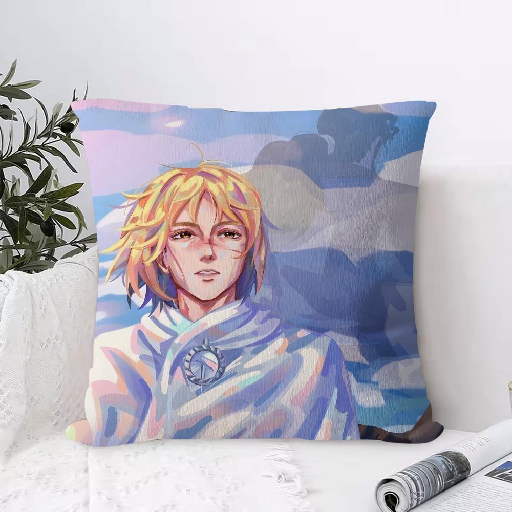 Vinland Saga Cushion Cover 1 Piece Short Plush Pillowcase, Soft And Washable, Mostly Used For Sofa, Car