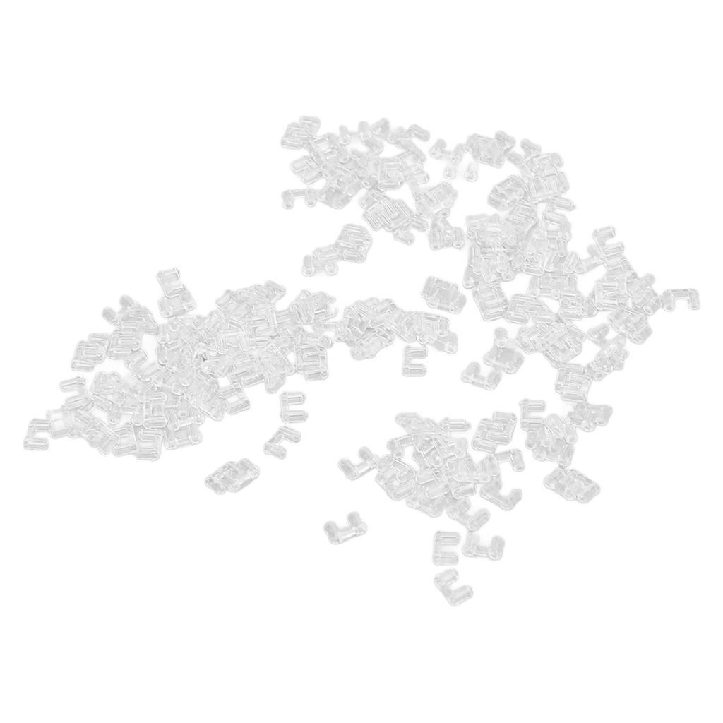 200 шт. компрессионные чехлы для очков без оправы прозрачные пластиковые аксессуары для фиксации инструменты оправы без оправы Mou