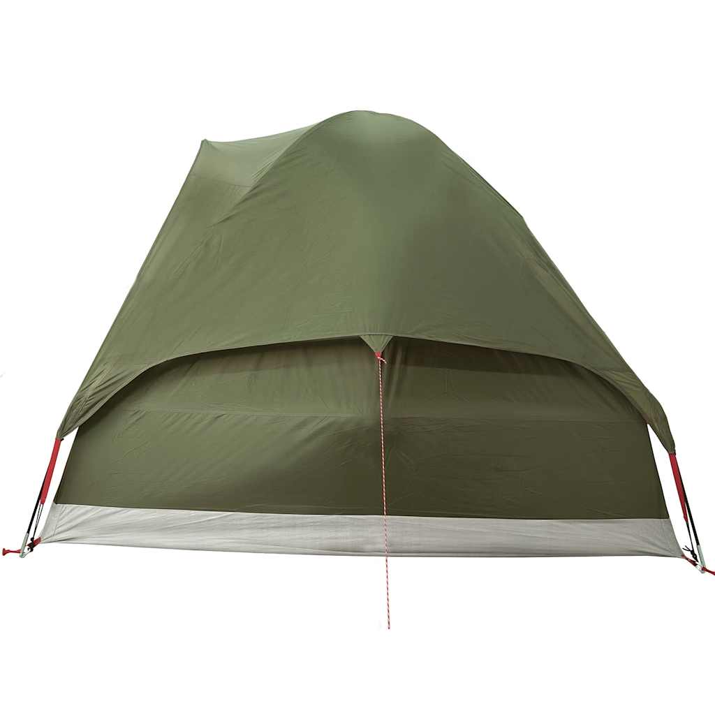 Dome Camping Tent for 2 Persons Olive Green Waterproof