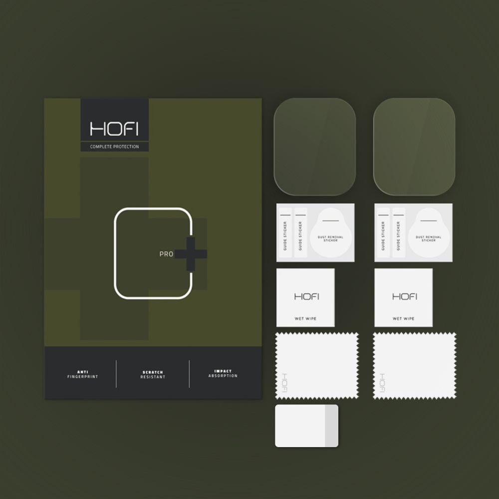 Folia Hydrożelowa Hofi Hydroflex Pro+ 2-Pack Apple Watch 10 (42 Mm) Clear