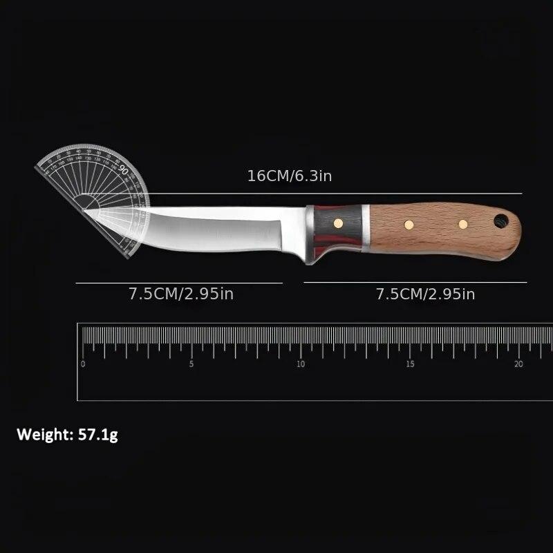 1 шт., нож мясника из высокоуглеродистой стали, нож для барбекю, апельсиновый нож, профессиональные кухонные ножи