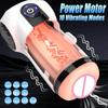 Automatic Male Masturbator Simulated Oral Sex Labia Vagina Pocket Pussy Strong Vibration Male Masturbation Cup Penis Exercise
