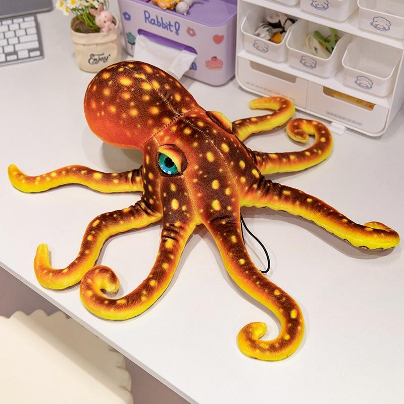 Имитация куклы осьминога плюшевая игрушка морское животное кукла осьминога детская тряпичная кукла подарок на день рождения