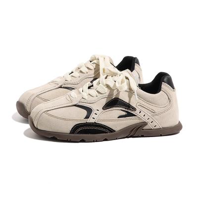 Американские ретро-туфли Forrest Gump, подходящие по цвету, женские универсальные повседневные спортивные туфли на плоской подошве со шнуровкой