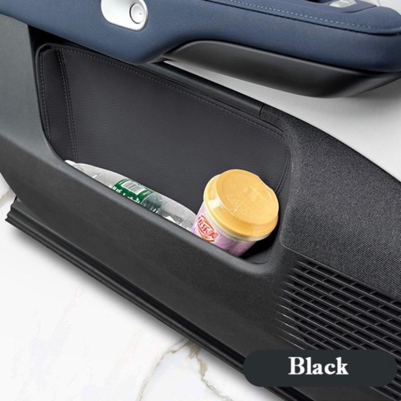 For Xpeng G6 2024 Car Door Groove Mat Storage Box Waterproof Leather Door Slot Protective Pad Cover Interior Accessories