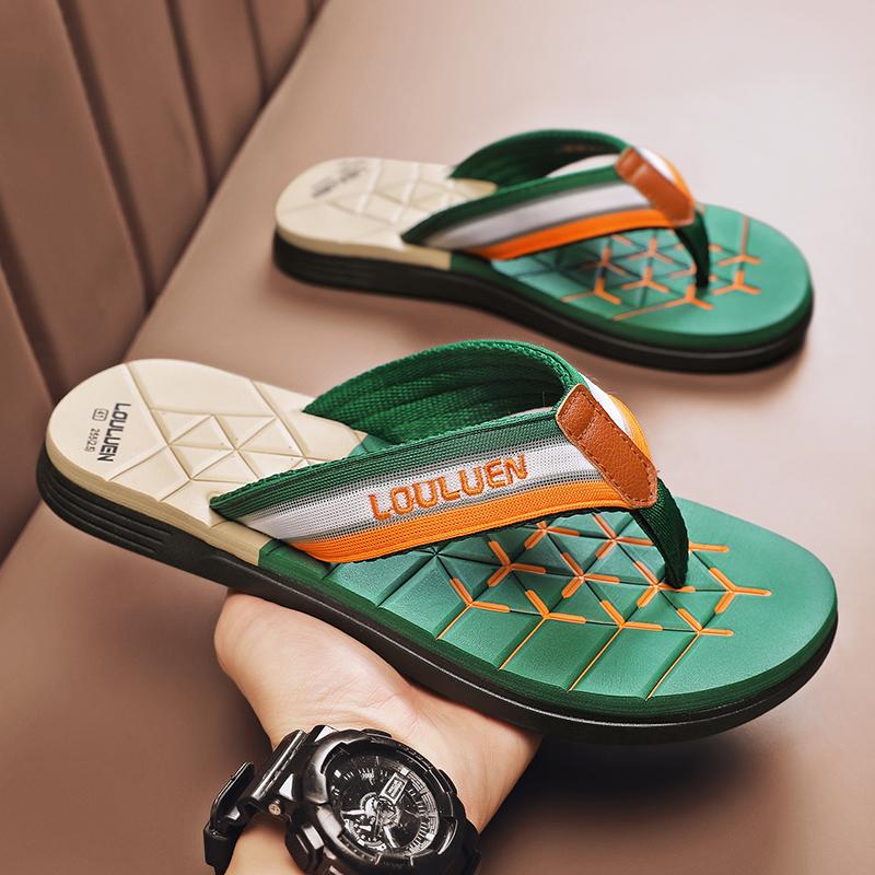 Hot Sale Men's Flip-flops Outdoor Casual Beach Slippers Soft Light Non-Slip Shoes Summer Slippers Men Shower 2024 Zapatos Hombre